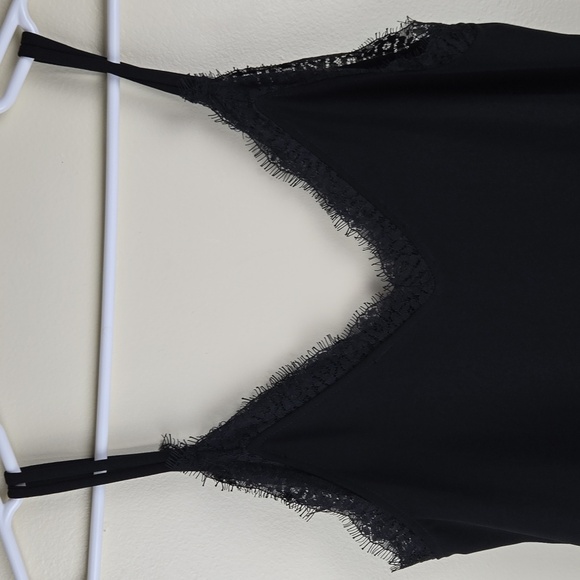 Zara Black Lace Mini Dress Size S - Picture 6 of 6